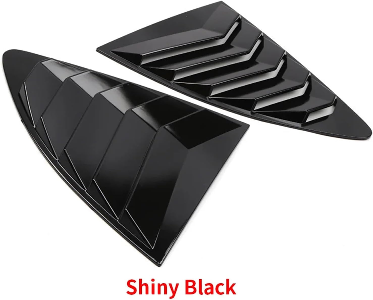 ABS Rear Side Window Louvers Air Vent Scoop Shades Cover