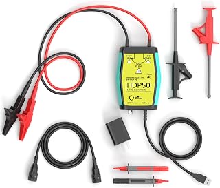 Goupchn HDP50 1400V 100MHz High Voltage Differential Active Probe - 50X/500X Oscilloscope Kit