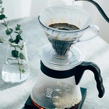 HARIO V60 Coffee Dripper and Server Set 02 - Black