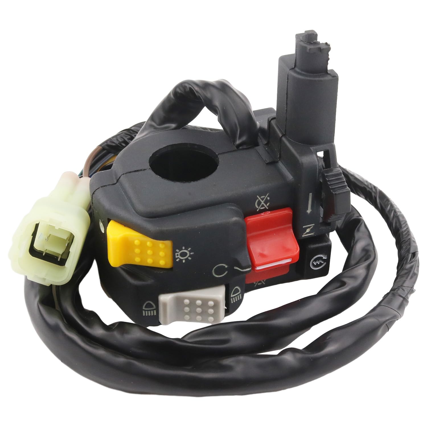 Handlebar Switch Start Kill Stop Headlight Compatible with Honda 1995-2003 TRX450FM TRX450S Foreman 400 TRX400FW 4x4 ATV 35020-HM7-A00 35200-HM7-720 35200-HM7-004