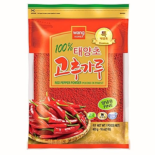 Wang Polvo de tipo fino de pimiento rojo coreano, 1.0 libras