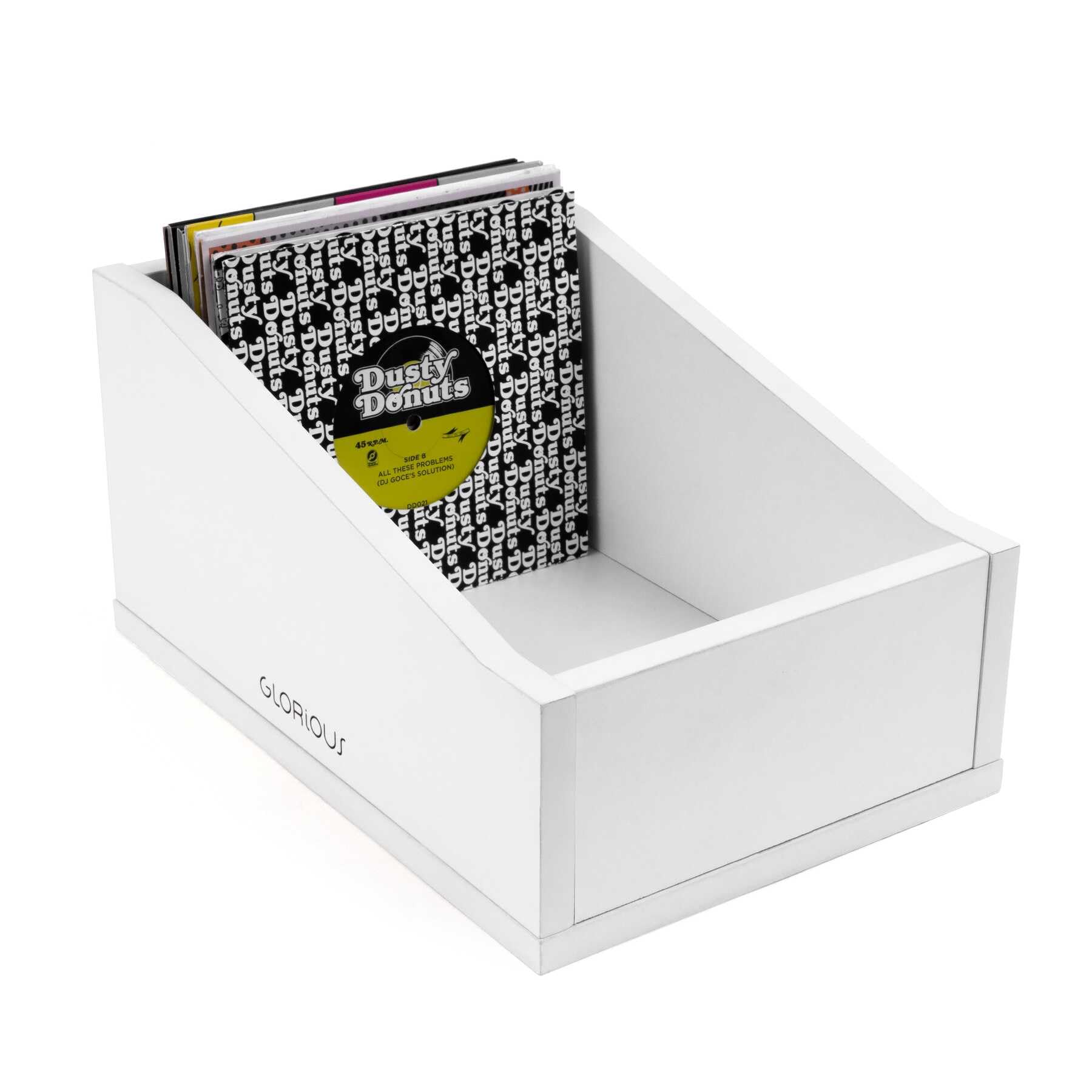 Glorious 7'' Record Box Advanced White - Vinyl Aufbewahrung