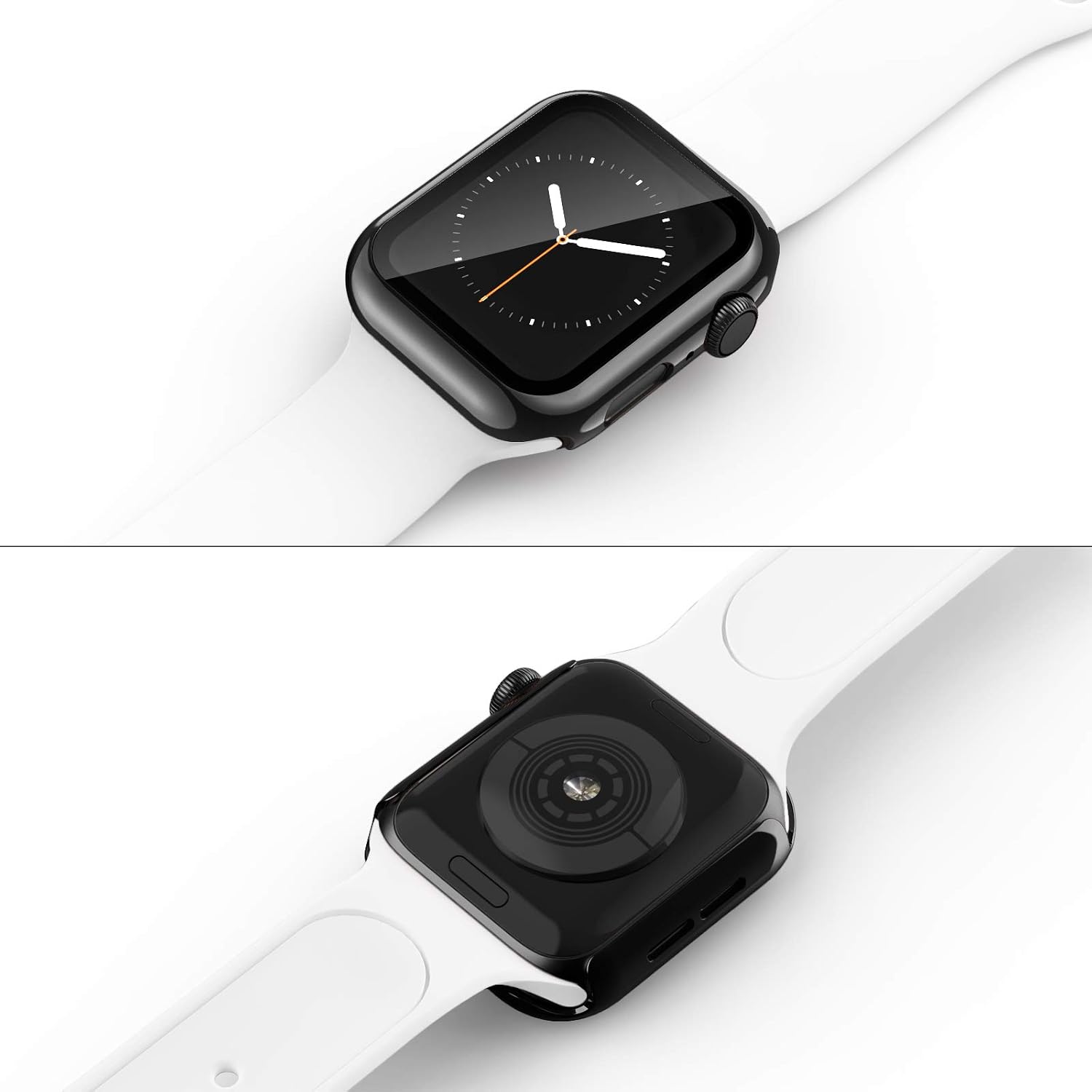 AVIDDA 3 Pack Case with Tempered Glass Screen Protector for Apple Watch 42mm Series 3/2/1, Slim Guard Bumper Full Coverage HD Ultra-Thin Cover Compatible with iWatch 42mm