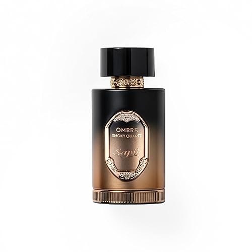 Sapil Ombre Smoky Quartz Eau de Parfum  Perfume de madera picante unisex de larga duración  Notas de jengibre, canela y vainilla  Fragancia cálida