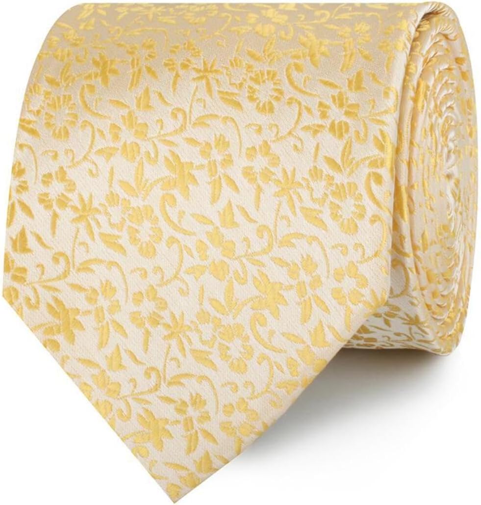 OTAA Floral Necktie Casual Ties for Men - Perfect Neck Tie for Groomsmen Wedding Ties or Formal Occasions