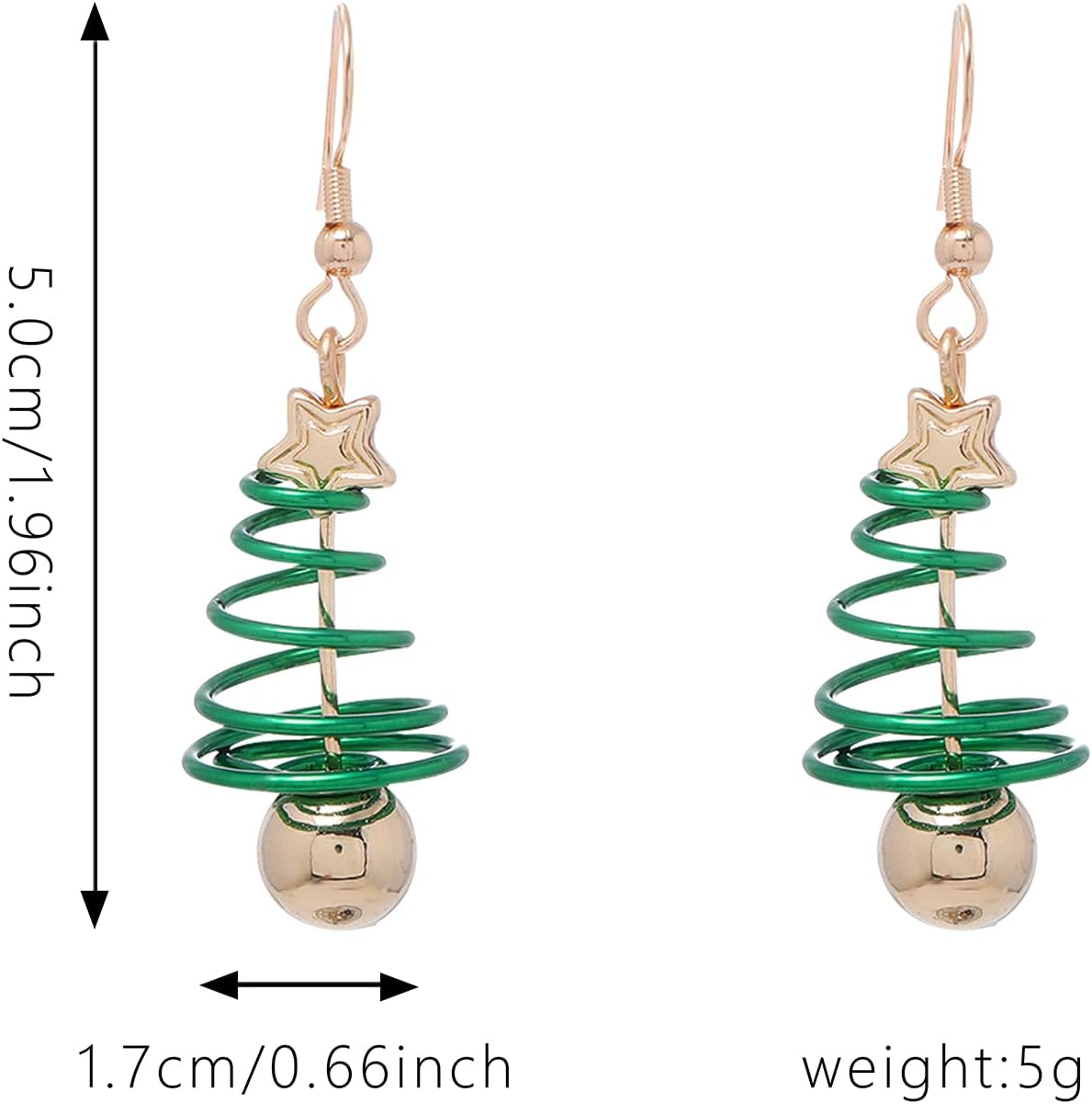 GBAHFY Christmas Drop Dangle Earrings Christmas Earring Jewelry Gifts Small Cute Christmas tree Earring Jewelry for Women Girls - Image 4