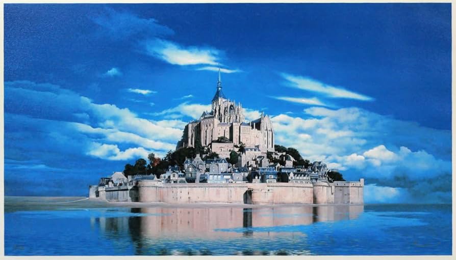 マルケ、サン・ミッシェル橋、希少画集画、新品額・額装付 マルケ、サン・ミッシェル橋、希少画集画、新品額・額装付