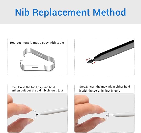 15PCS Pen Tips Replacement for Kindle Scribe&Remarkable 2/1, No Worn Out