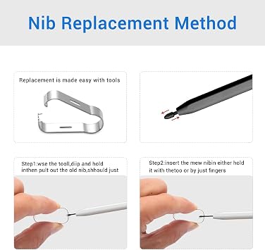 15PCS Pen Tips Replacement for Kindle Scribe&Remarkable 2/1, No Worn Out