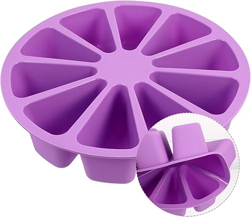 Miniatura 8 de ifundom 1pc Very Silicone Cake Mold Silicone Baking Mold Muffins Cake Mold Pizza Slices Pan Silicone Chocolate Silicone Cupcake Silicone Muffin Pan