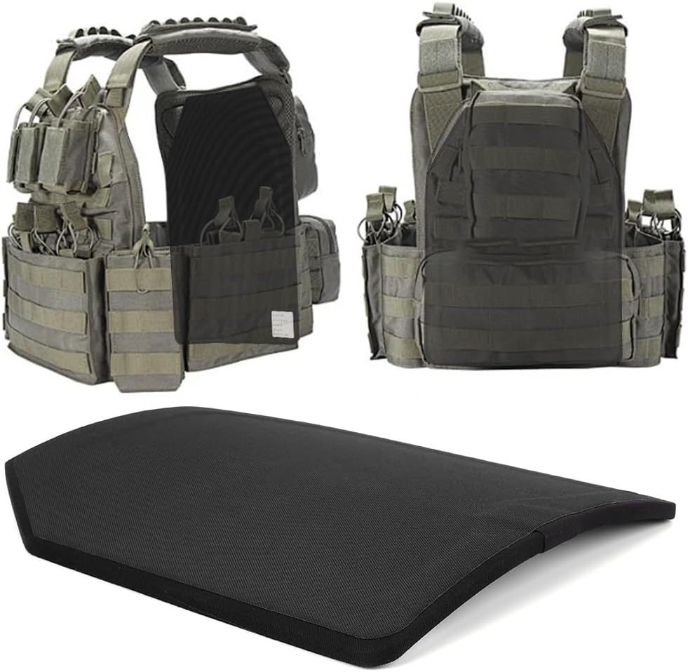 ETOYA Polyethylene Tactical Vest Inner Plate, Lightweight Dummy Protective Pad with Impact Absorption, Breathable Cushion Liner Fit for Tactical Vest, Plate Carrier, Airsoft & Paintball Activity