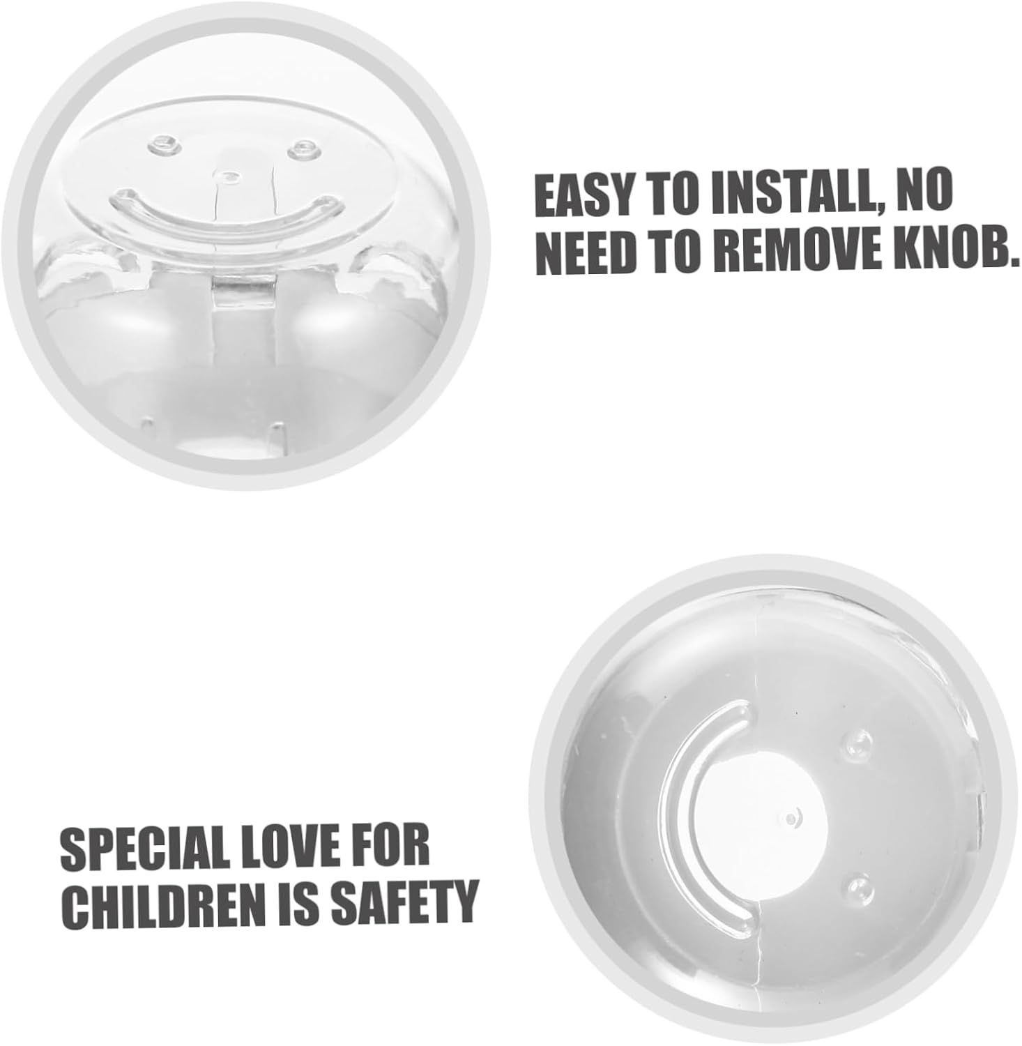 Healifty 5pcs Gas Cooker Safety Cover Knob Guard for Kitchen Pet Safety Easy to Install Compatible Stove Knobs Prevents Accidental Gas Leaks