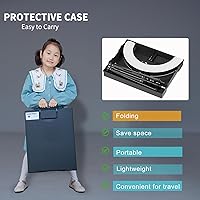 Vista 4 de 55W18 - Kit de luz de anillo de 17.7 in [nueva versión] 6700K regulable LEDRinglightTrípode soporte de teléfono dual para iPhone Selfie Maquillaje