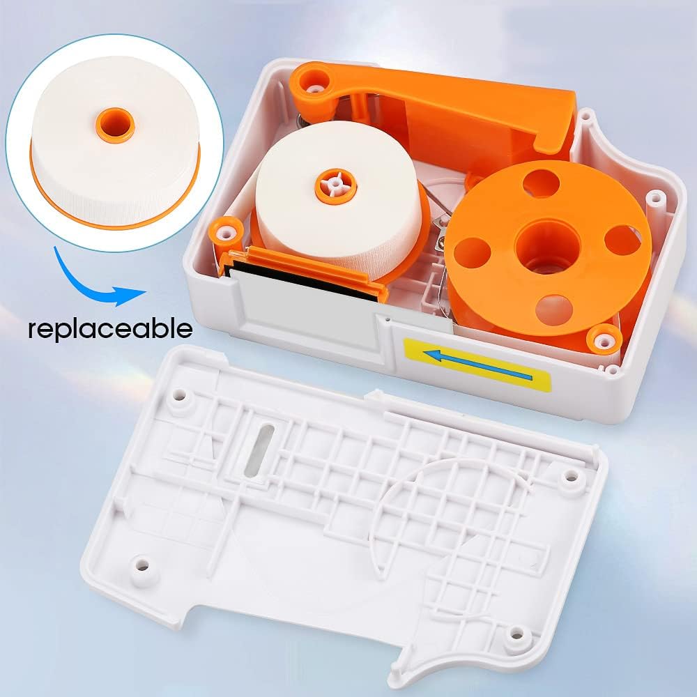 Fiber Optic Connector Cleaner,FTTH Fiber Optic Cleaning Box for 1.25mm/2.5mm, FC, SC, LC,MU,ST End Faces and Optical Connectors,Over 500 Times Anti Static Clean Swab(White)