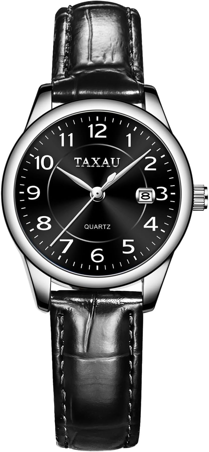 Leather Band Womens Watches with Day Date Quartz Analog Small Face Classic Ladies Watch Arabic Numerals Elegant Dress Reloj Mujer - Image 9