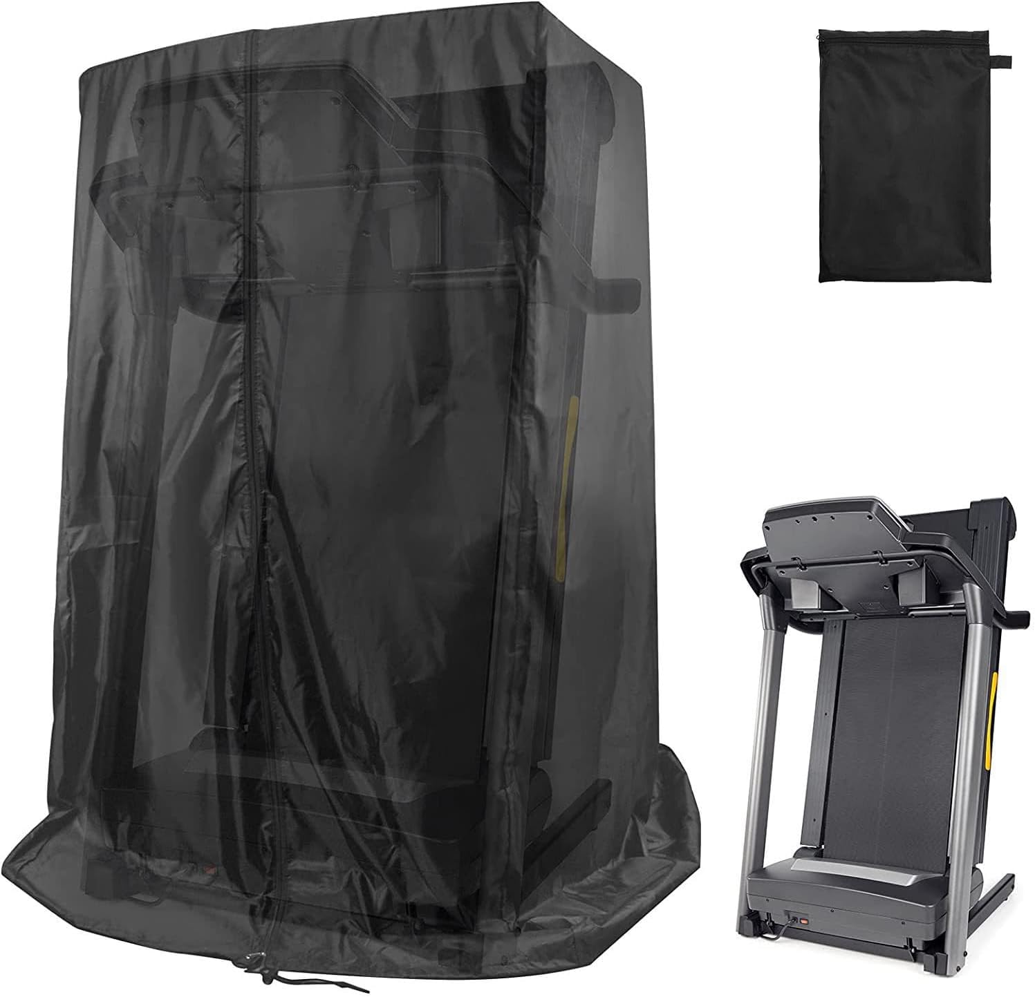 Treadmill Cover for Echelon Stride-4S-22 2024, 210D Heavy Duty Weather Resistant Running Machine Cover, Indoor & Outdoor Dust Protection with Drawstring & Storage Bag,Foldable