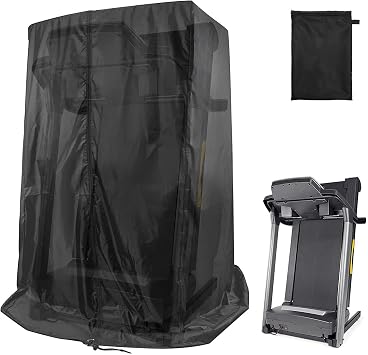 Treadmill Cover for XTERRA Fitness WS300 WalkSlim 2024, 210D Heavy Duty Weather Resistant Running Machine Cover, Indoor & Outdoor Dust Protection with Drawstring & Storage Bag,Foldable