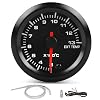 Exhaust Thermometer EGT Gauge, Exhaust Thermometer 2.0 inches 52 mm, 300 - 1300°C, 7 Color Backlight, DC10‑15V with Sensor for 12V Cars