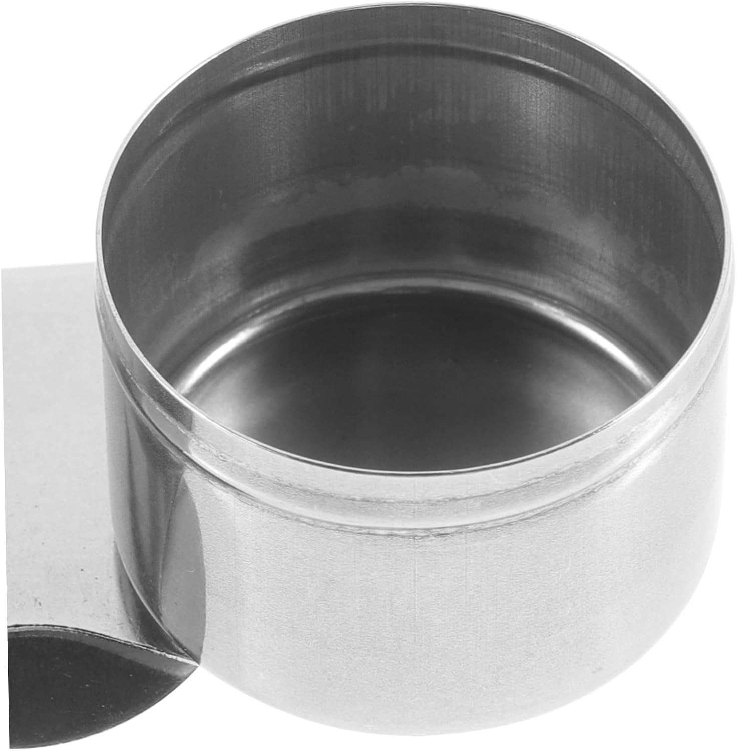 Hohopeti Oil Painting Palette Cup Double Pot Stainless Steel Cup Lid Easy to Clean for Artists