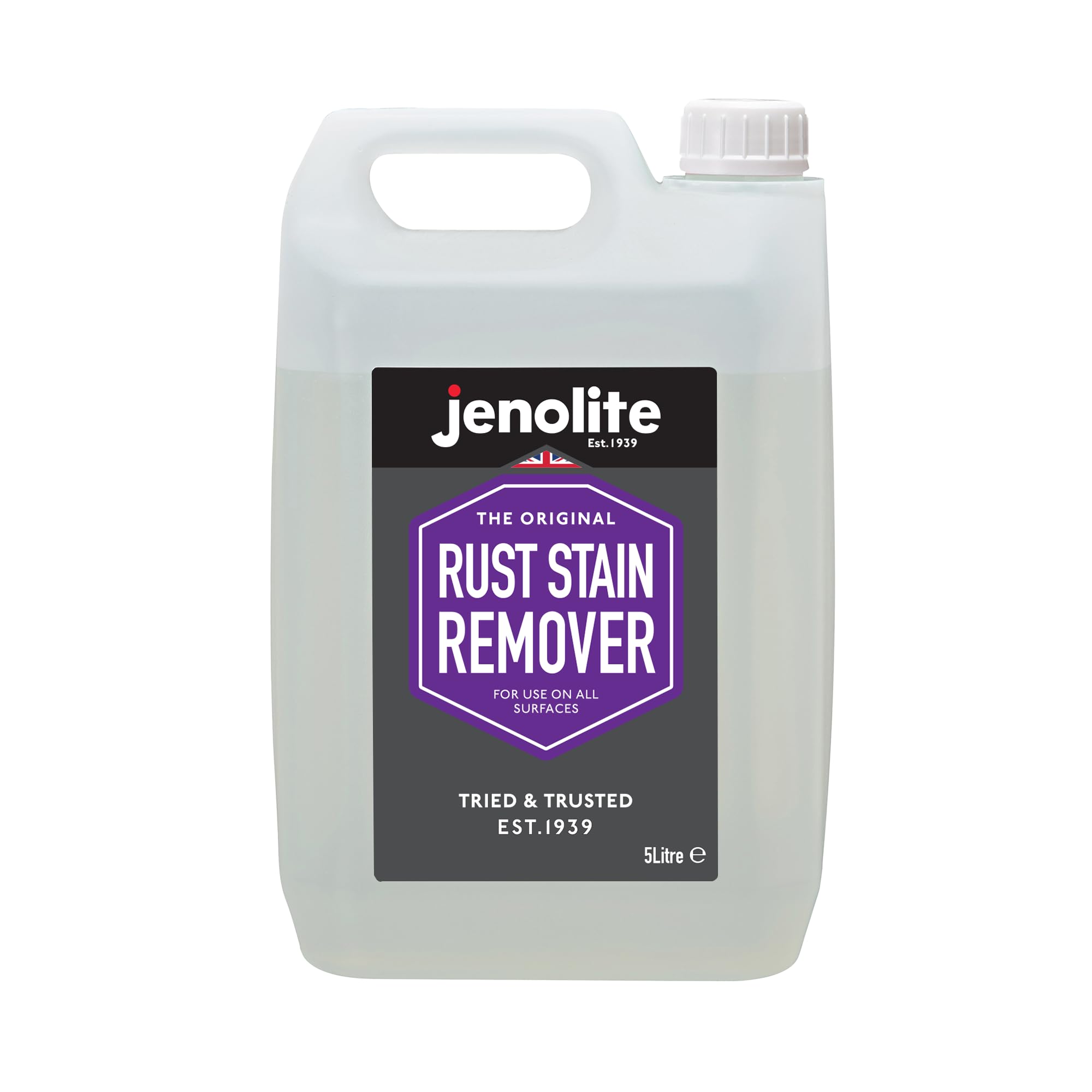 Rust Stain Remover | FAST ACTING | Multi-Surface Rust Stain Remover | Interior & Exterior Use | Driveways, Patios, Tiles Walls, Bathrooms | Wipe On and Wipe Clean | 5000ml