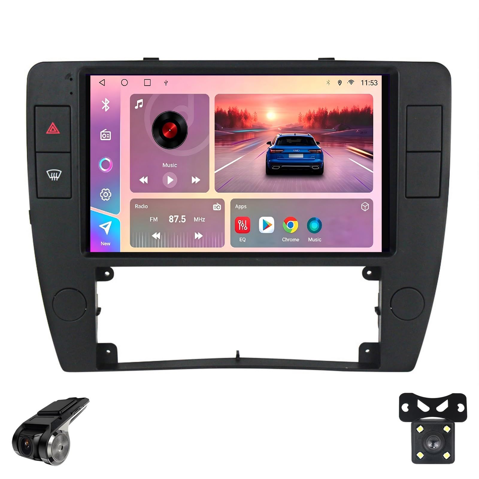 Autorradio para Volkswagen Passat B5 2000-2005 Android CarPlay Bluetooth GPS 8
