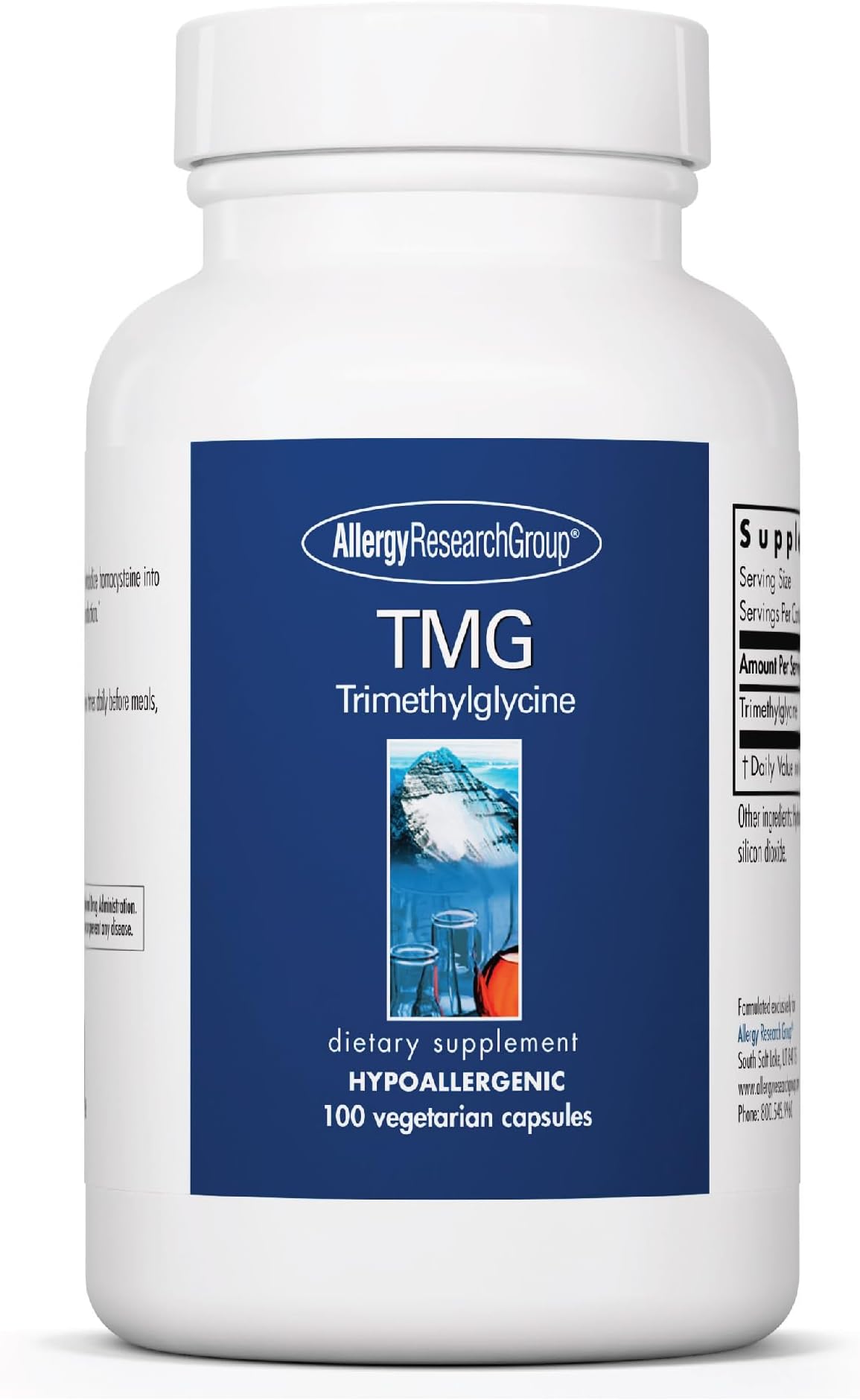 Allergy Research Group, TMG Trimethylglycine, 100 Vegetarian Capsules