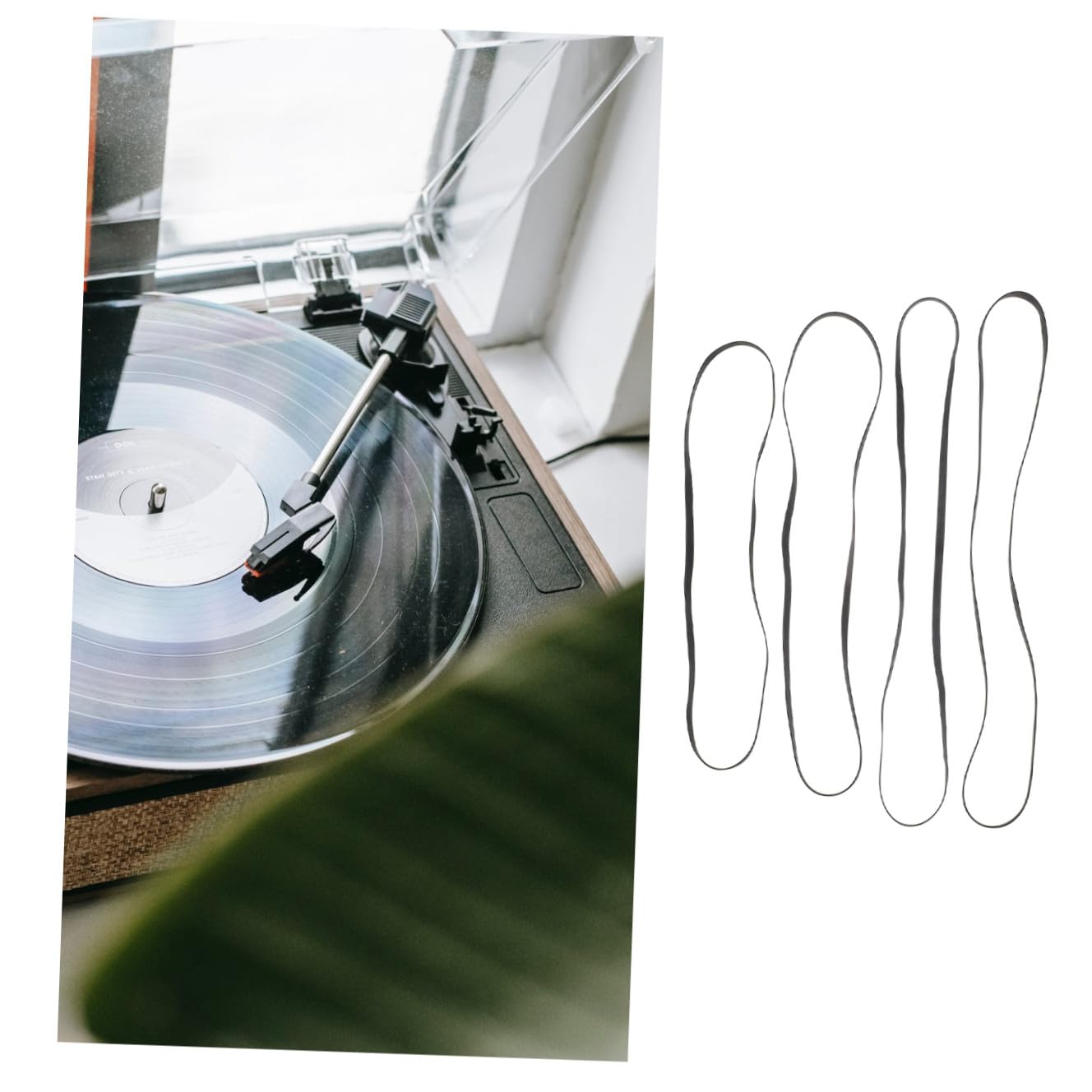 Toyvian 16stücke Teiliges Antriebsriemen Für Plattenspieler Gummiriemen Für Vinyl-drehteller Ersatzriemen Mit Präziser Für Ruhigen Betrieb Und Geräuschreduzierung