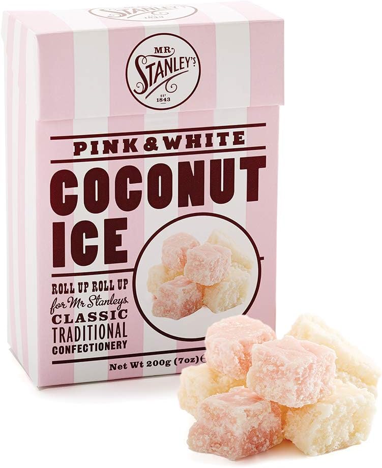 Mr Stanley's pink & white Coconut Ice - 200 g (Pack of 2)