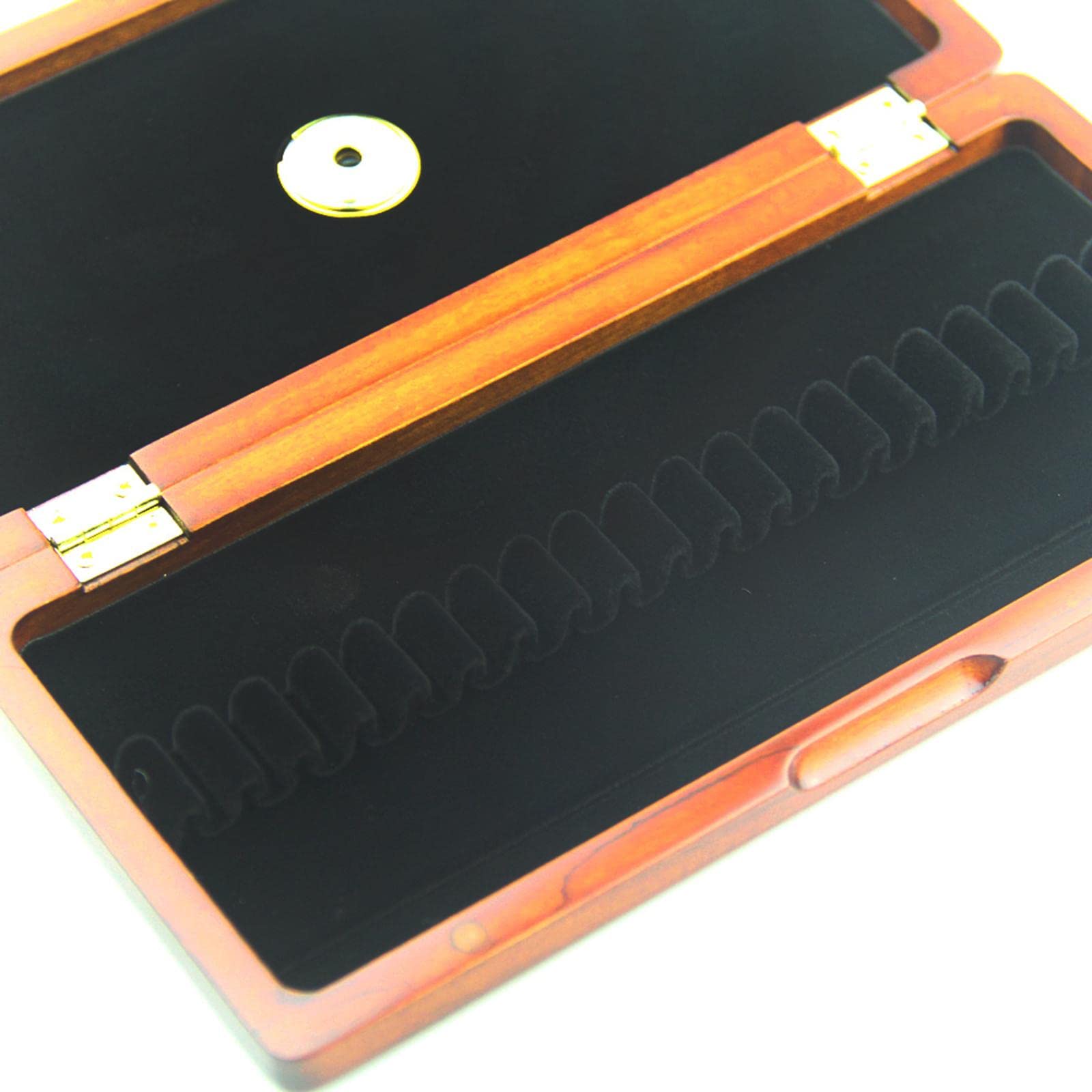 Estuche de Madera Maciza para Oboe con Capacidad para 20 Cañas E Higrómetro.