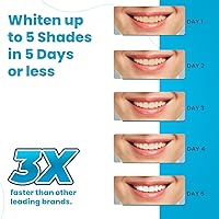 Vista 2 de Advanced dientes Blanqueamiento Tiras con tecnología Comfort Fit, 10 tiras