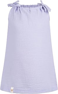 Baby Girls' Muslin Dress Summer Dress Plain 122-128 Lilac