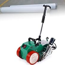 Hot Air Welding Machine, 1800W Automatic PVC Welder with Handrails, Temperature Control for Plastic Fabric & Lightbox Cloth Splicing