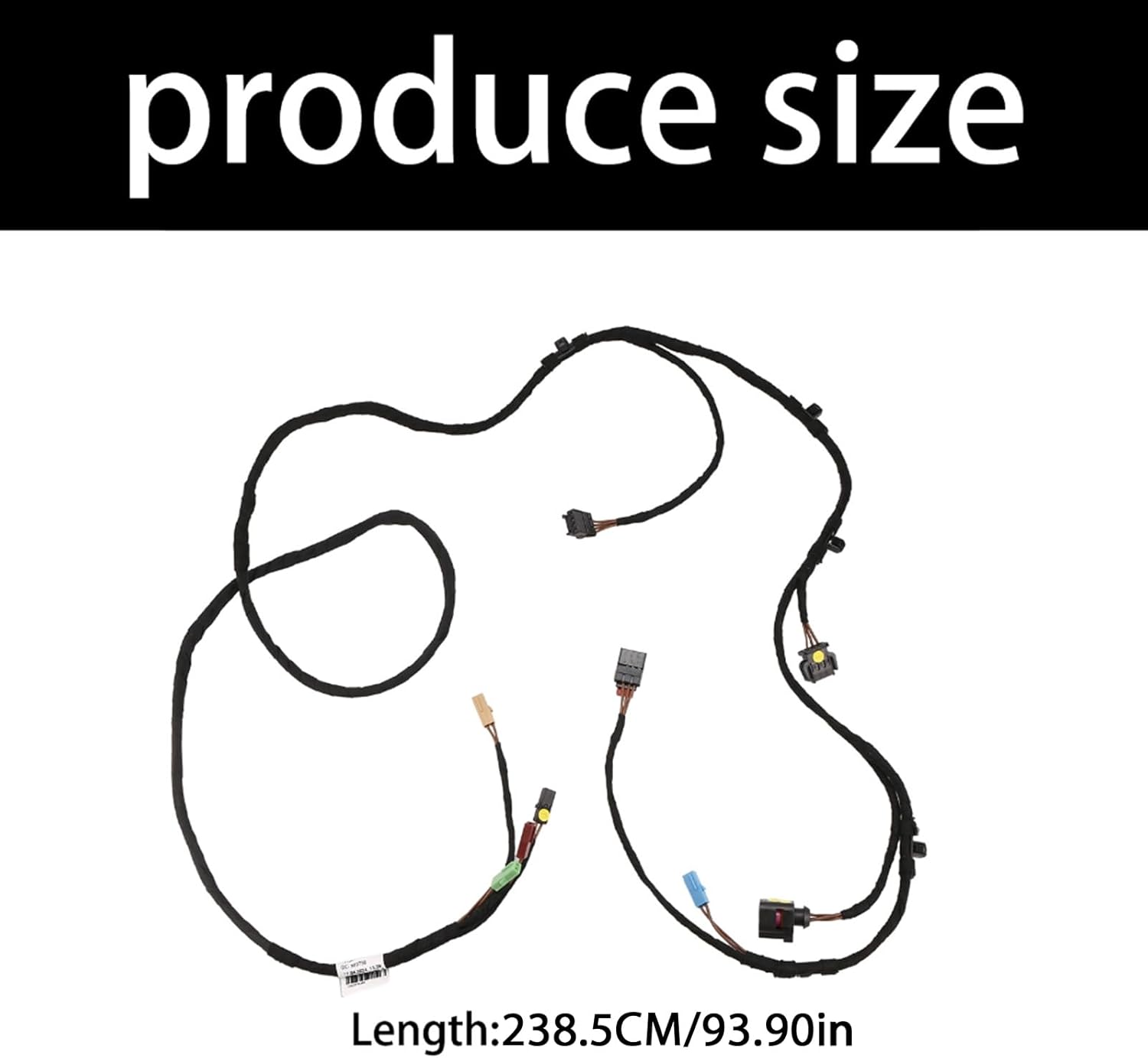 リアハッチ電気配線ハーネスキット高温抵抗信頼性センサー接続3C8971182P簡単なインストールトランクワイヤーハーネス