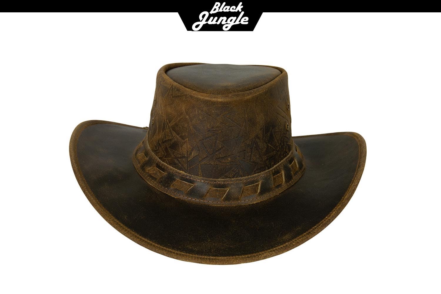 Black Jungle Altus - Sombrero de Piel de Estilo Occidental, Sombrero de Vaquero, Tan, XL