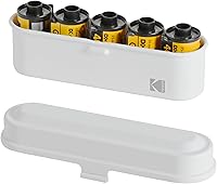 Vista 8 de Estuche para película KODAK - para 5 rollos de películas de 35mm - Estuche compacto y retro de acero para ordenar y proteger los rollos de película