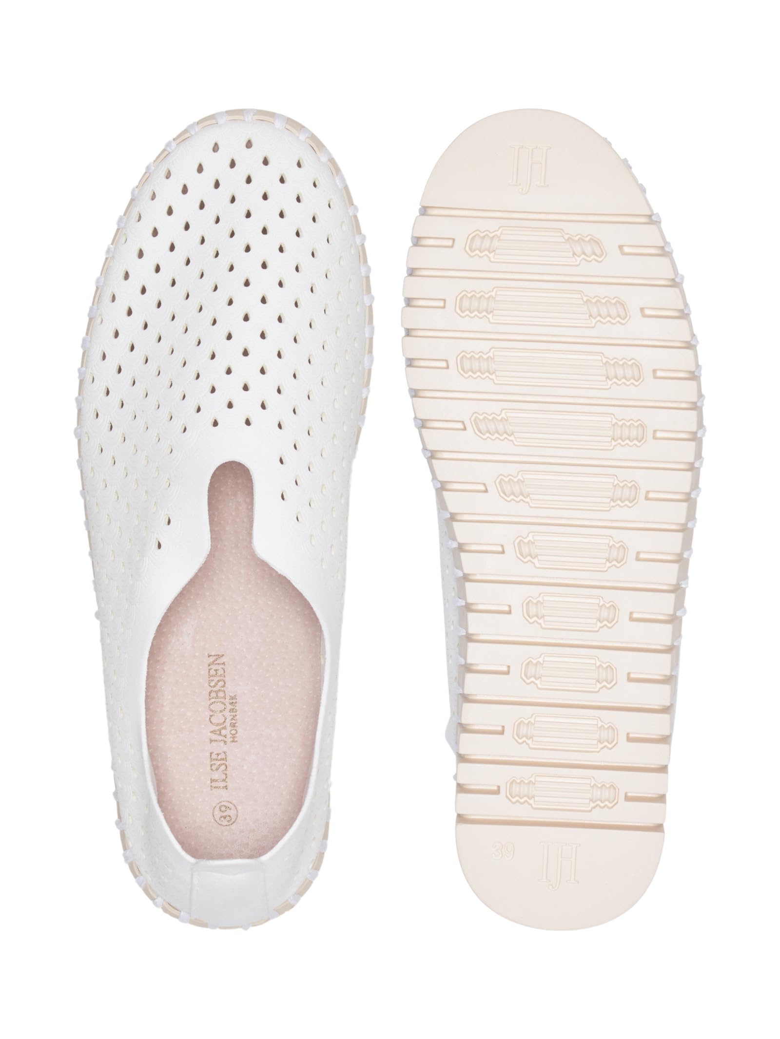Ilse Jacobsen HORNBÆK | Flache Damen-Schuhe | Slip-On Sneaker mit Recyceltem Mikrofaser-Material und Rutschfester Natur-Gummisohle | Tulip3275 | Leicht Atmungsaktiv Umweltfreundlich