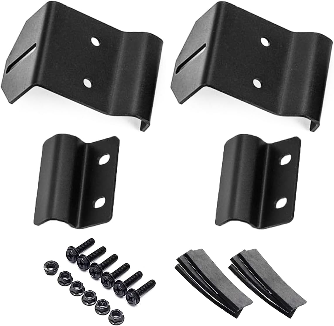 Front A Pillar Roll Cage Cube Light Pod Mounting Brackets for Polaris General 2016-2024 & General-4 1000 2017-2022