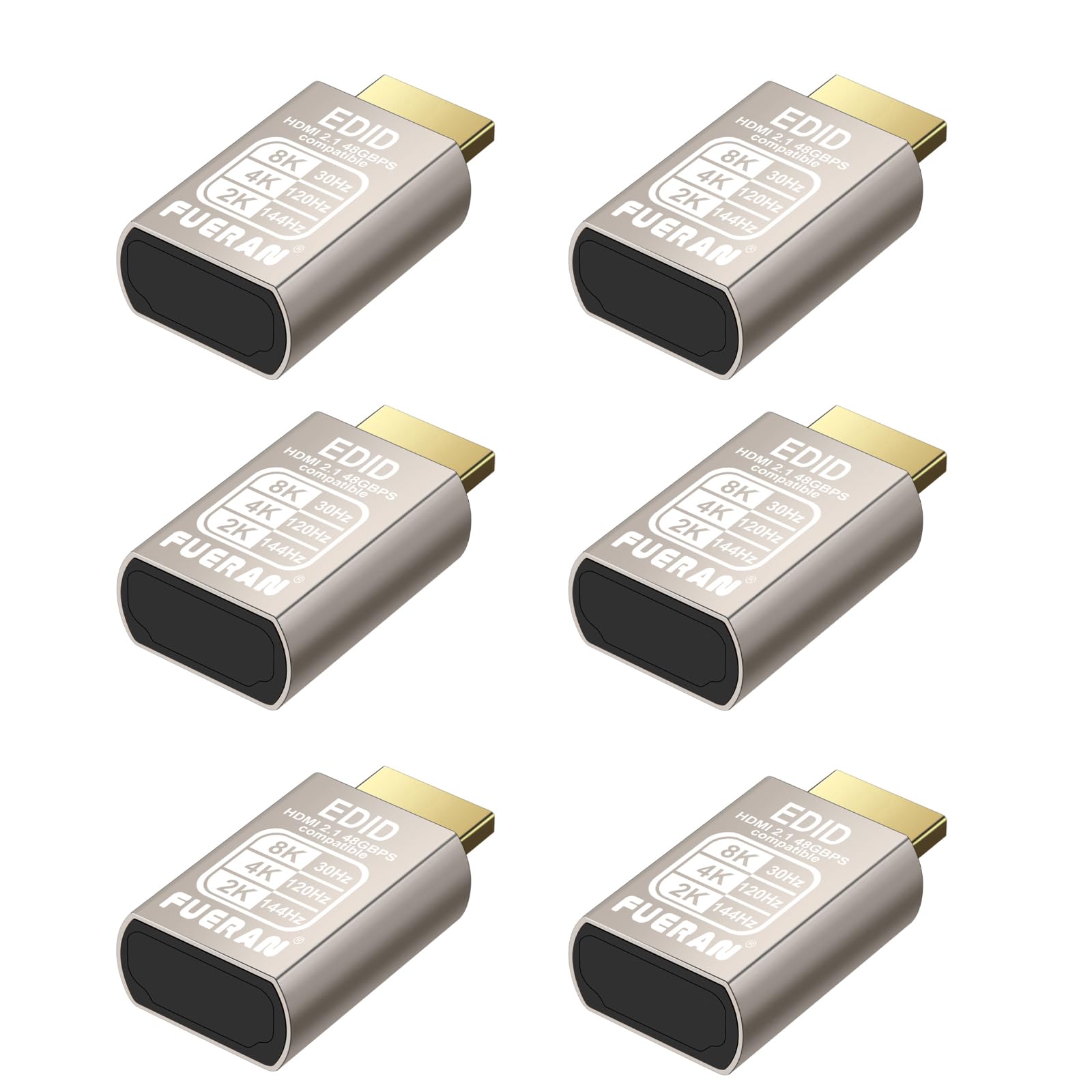 4K 120Hz 8K 30Hz HDMI Dummy Plug 4K EDID Emulator Virtual Monitor, Headless Display Adapter,Supports up to 4k@120Hz,1440/1080@144Hz hdmi Fake emulators