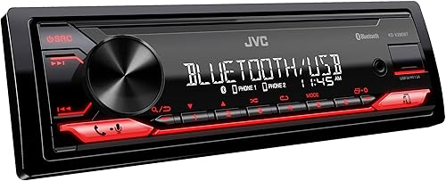 Miniatura 2 de JVC KD-X280BT Estéreo Bluetooth para automóvil con puerto USB - Radio AM/FM, reproductor de MP3, LCD de alto contraste, 50 vatios, placa frontal
