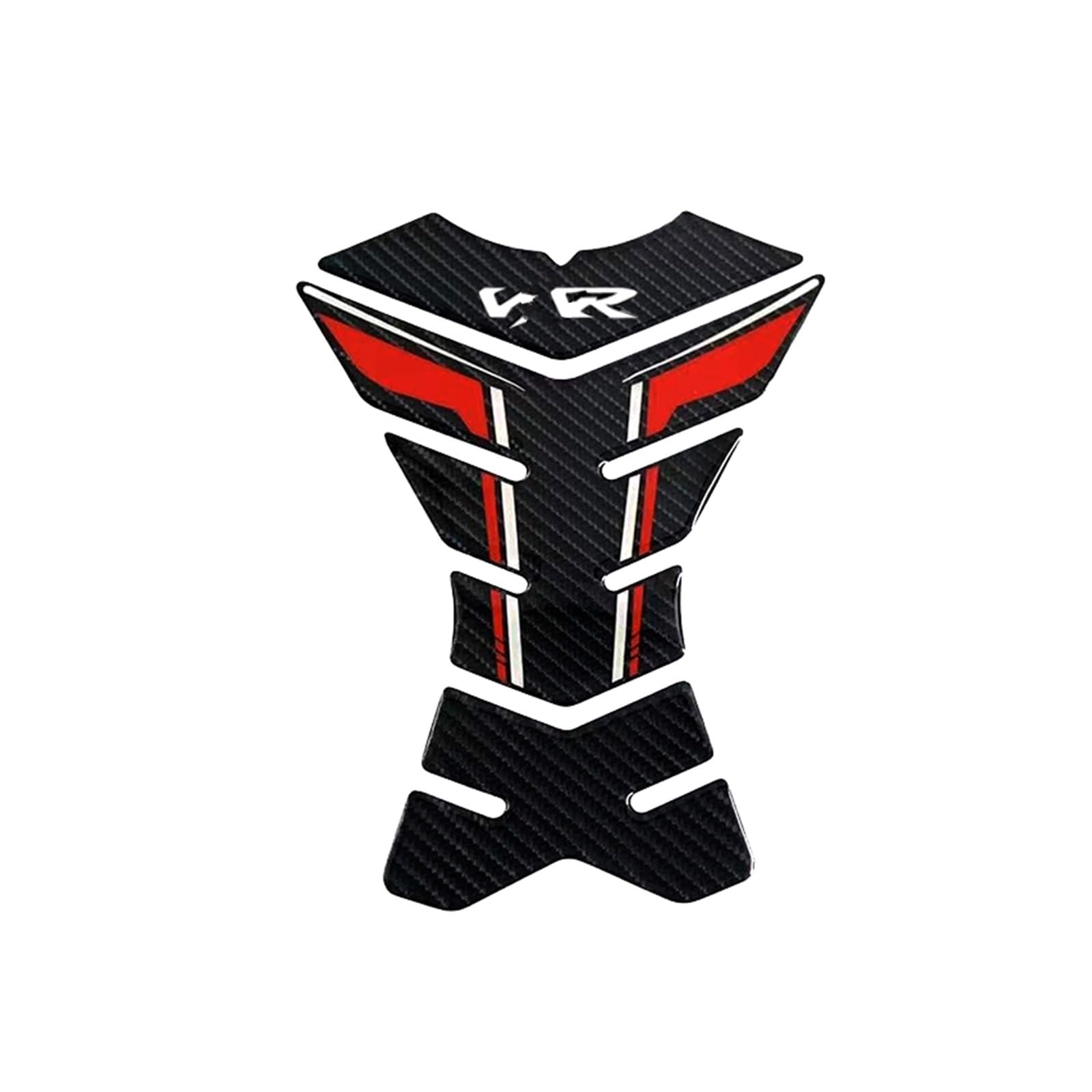 for VFR 800 800F 800X 1200 1200F 1200X 400 Tankpad Motorcycle Tank Pad Decal Stickers(1 Red)