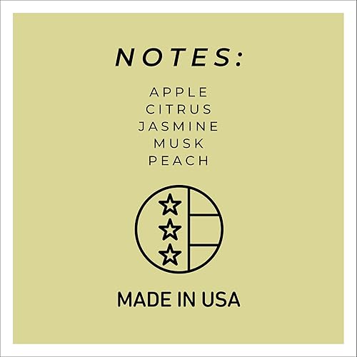 Miniatura 6 de A Cheerful Giver - Vela en tarro de vidrio perfumada de Macintosh recién pelado (24 onzas) con tapa y fragancia fiel a la vida, fabricada en Estados