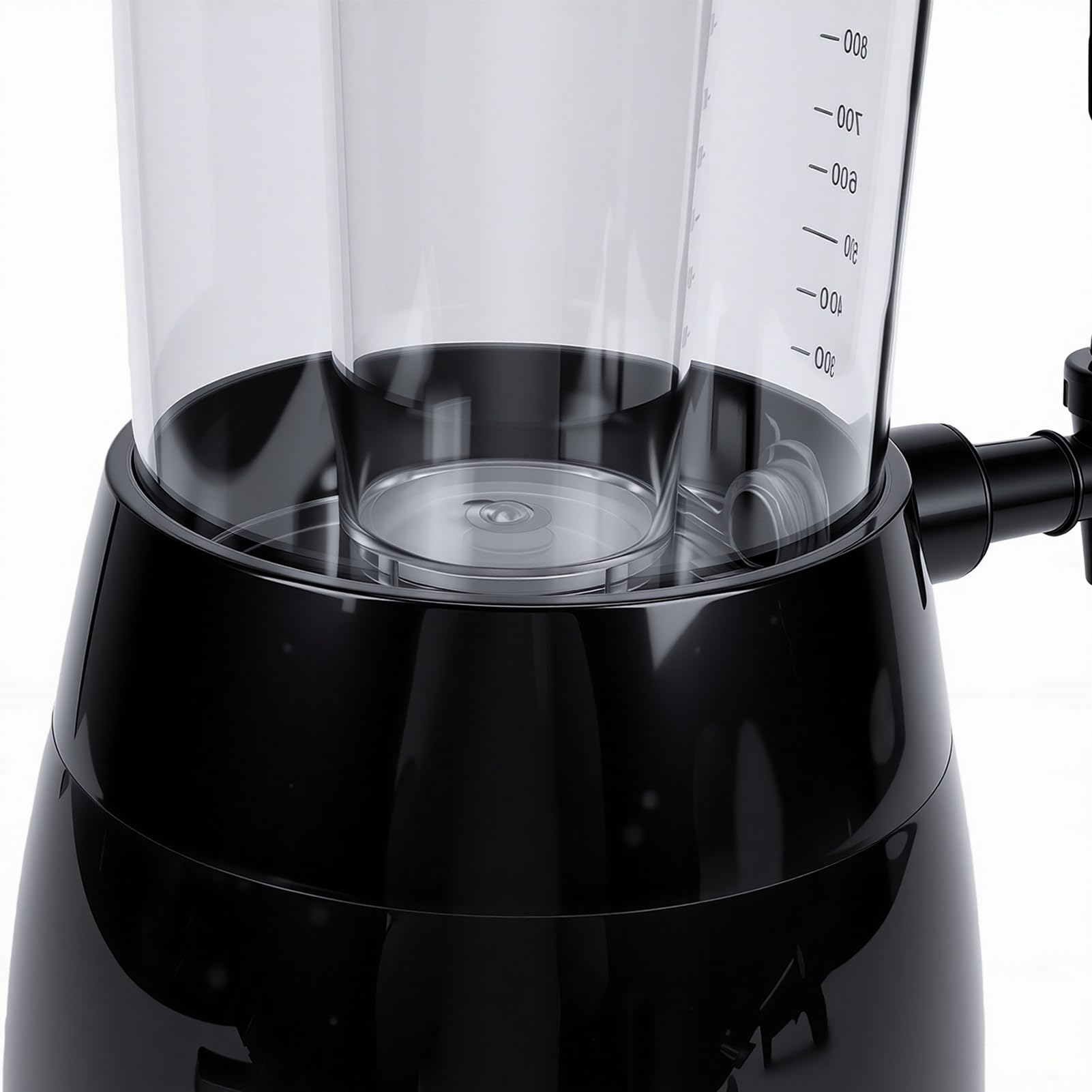 Qcwwy Dozownik Napojów o Pojemności 2,5 L, Przezroczysty Plastikowy Serwer na Napoje z wyjmowaną rurką na Lód i diodą LED, Obciążona Podstawa z Kranem Zapobiegającym Kapaniu, do Domowych spotkań w