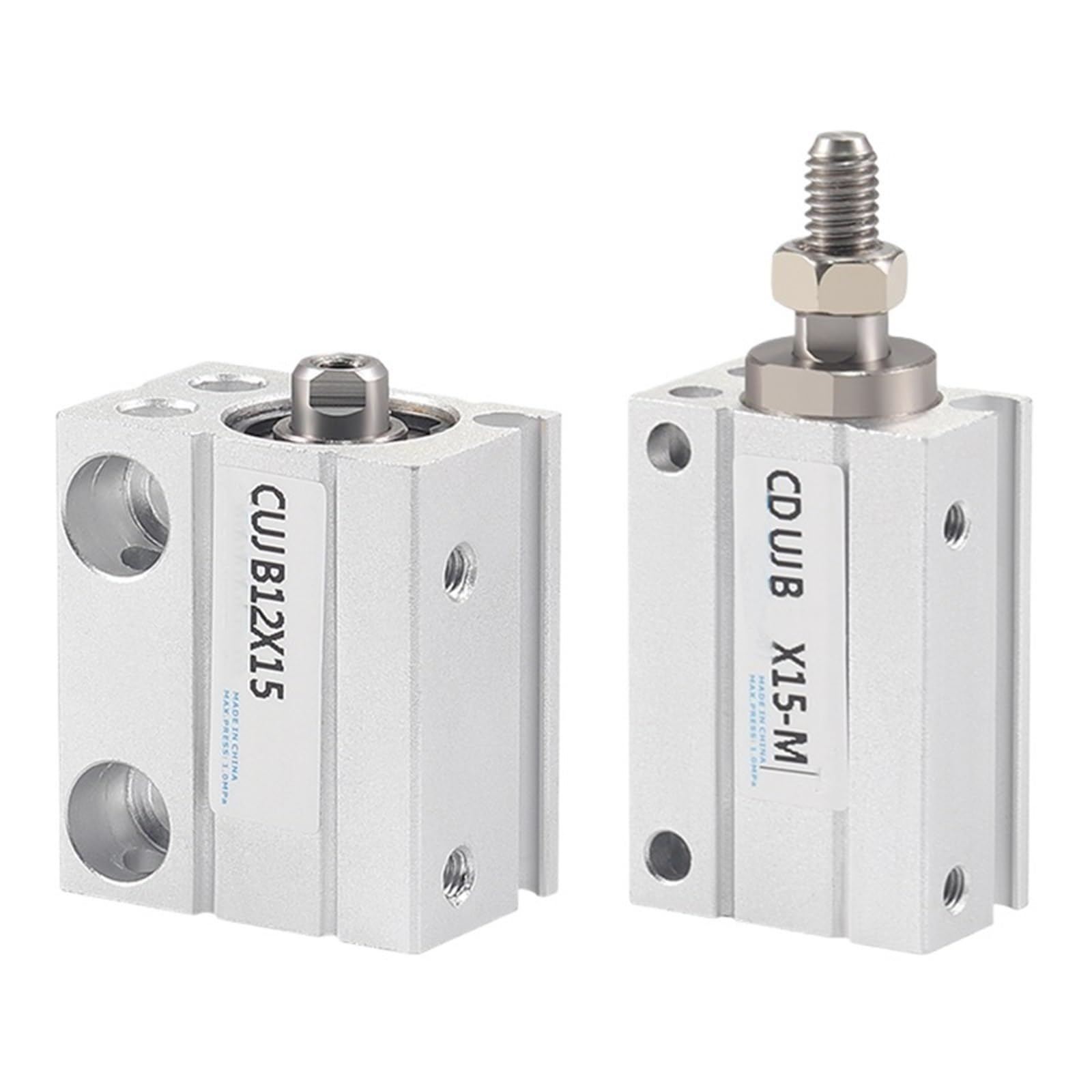 Vérin pneumatique à installation libre CUJB gain de place pour outillage