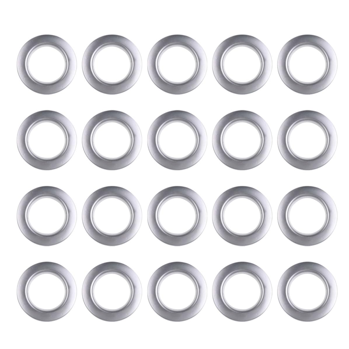 Anillos de cortina para barra romana accesorios de plástico plata sala dormitorio