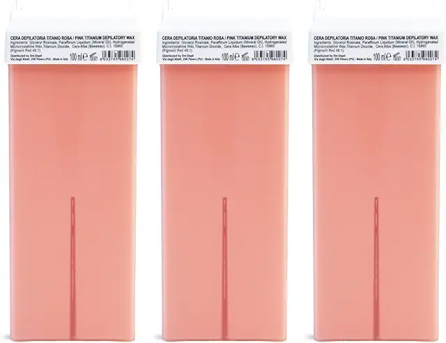 Recharge de cire en cartouche SIE-DEPIL rose - Cire dépilatoire universelle 3 x 100 ml