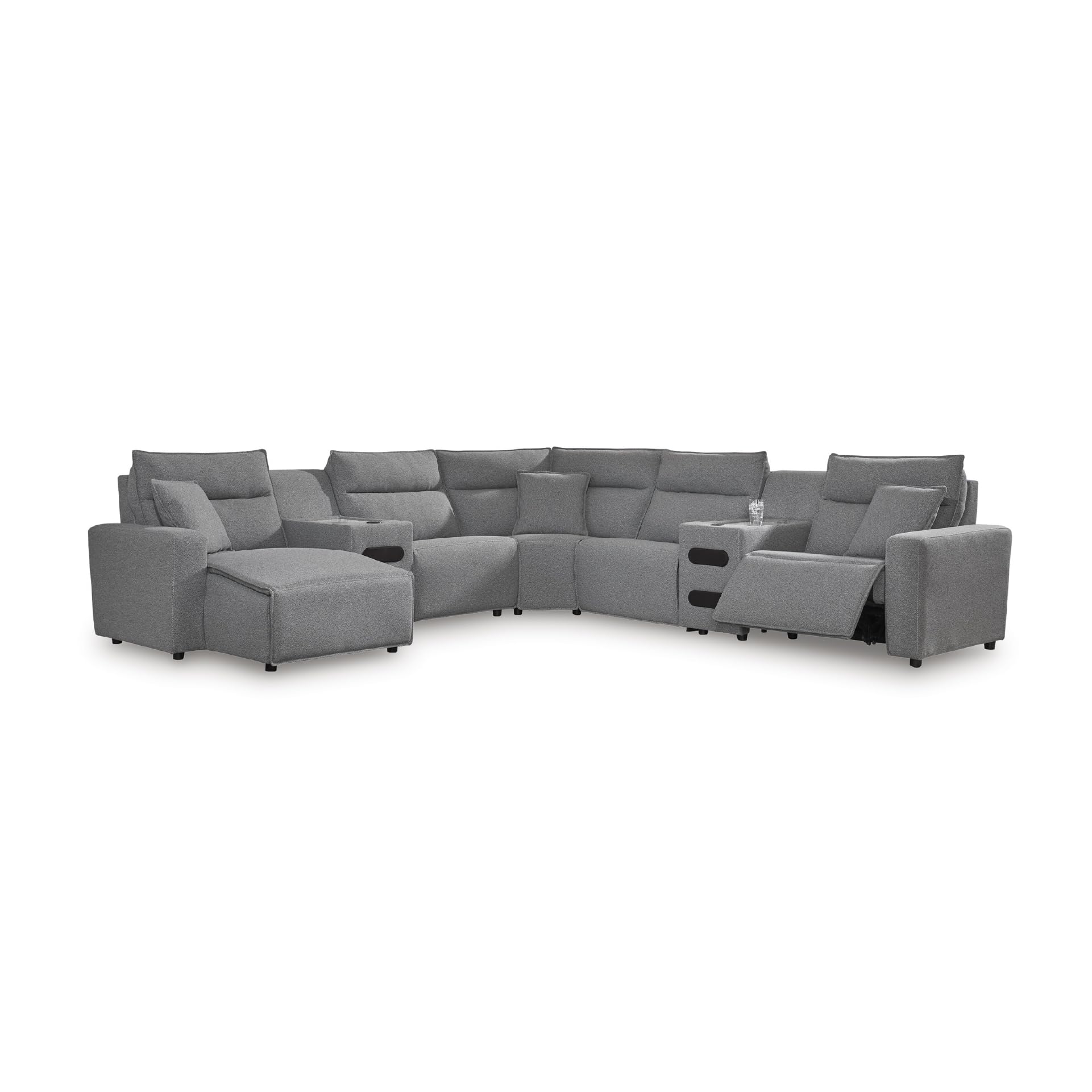 Signature Design by Ashley 7-Piece Power Reclining Sectional with Chaise