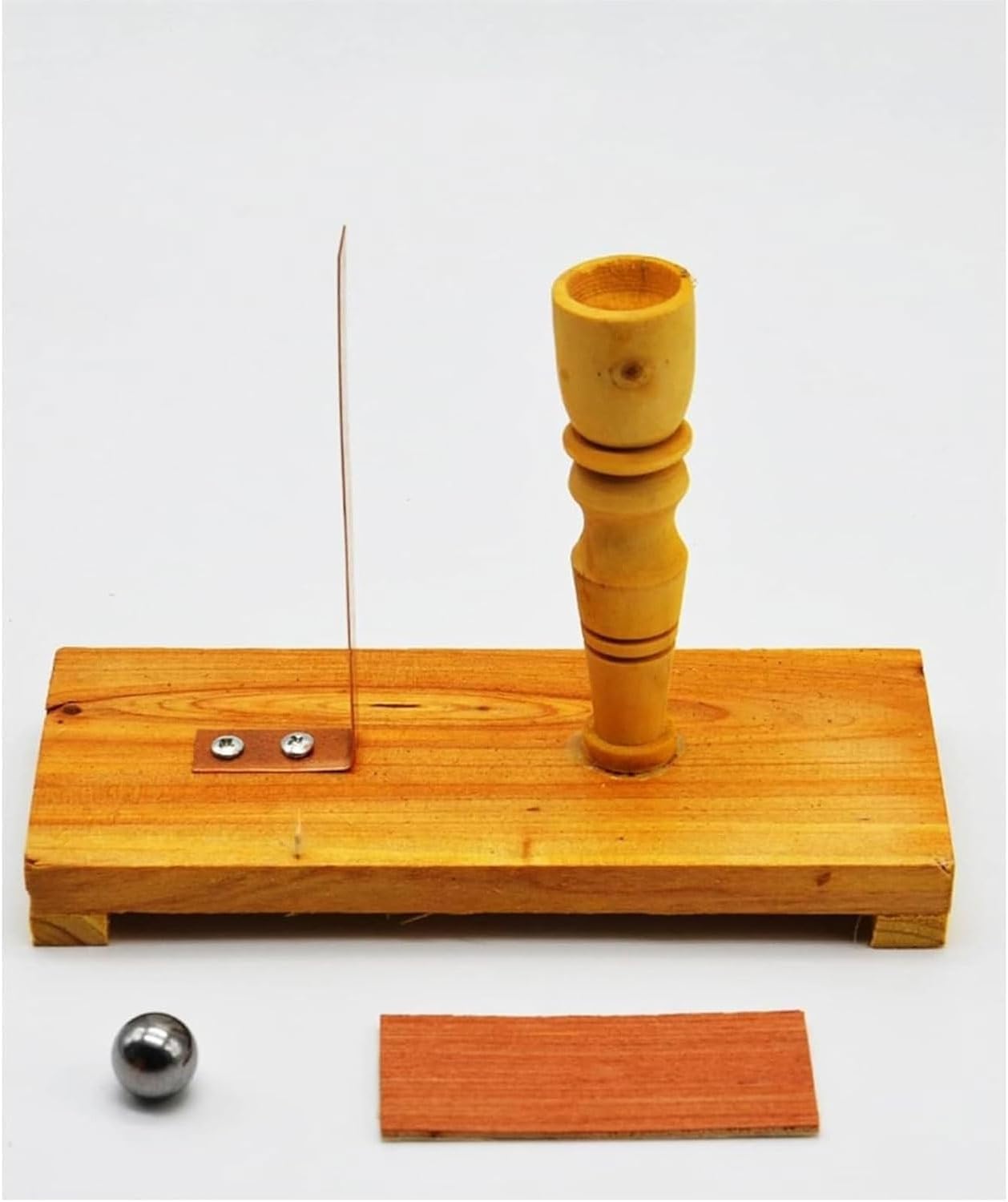Inertia Demonstrator Newton's First Law of Motion Physical Mechanics Teaching Experiment Equipment Wood Chips Metal Pinballs Inertial Demonstrator Mechanics Experiment Physics Experiment