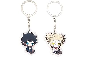 Anime My Hero Academia Toga Himiko Dabi Keychain