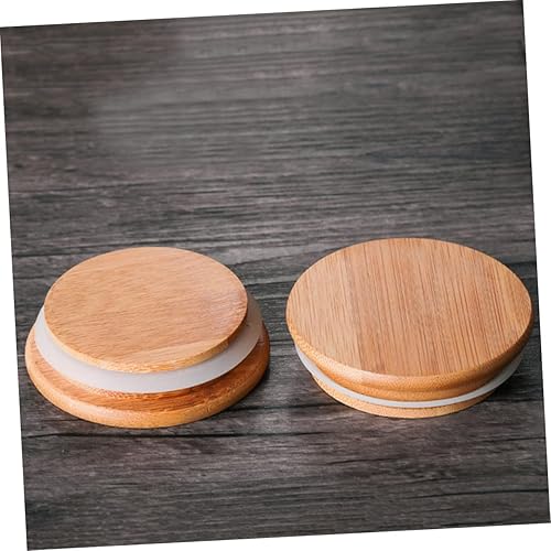 Miniatura 3 de YARNOW Recipientes de alimentos Recipiente de vidrio con tapa Recipiente de sellado de vidrio Contenedores de vidrio Tarros de vidrio con tapas