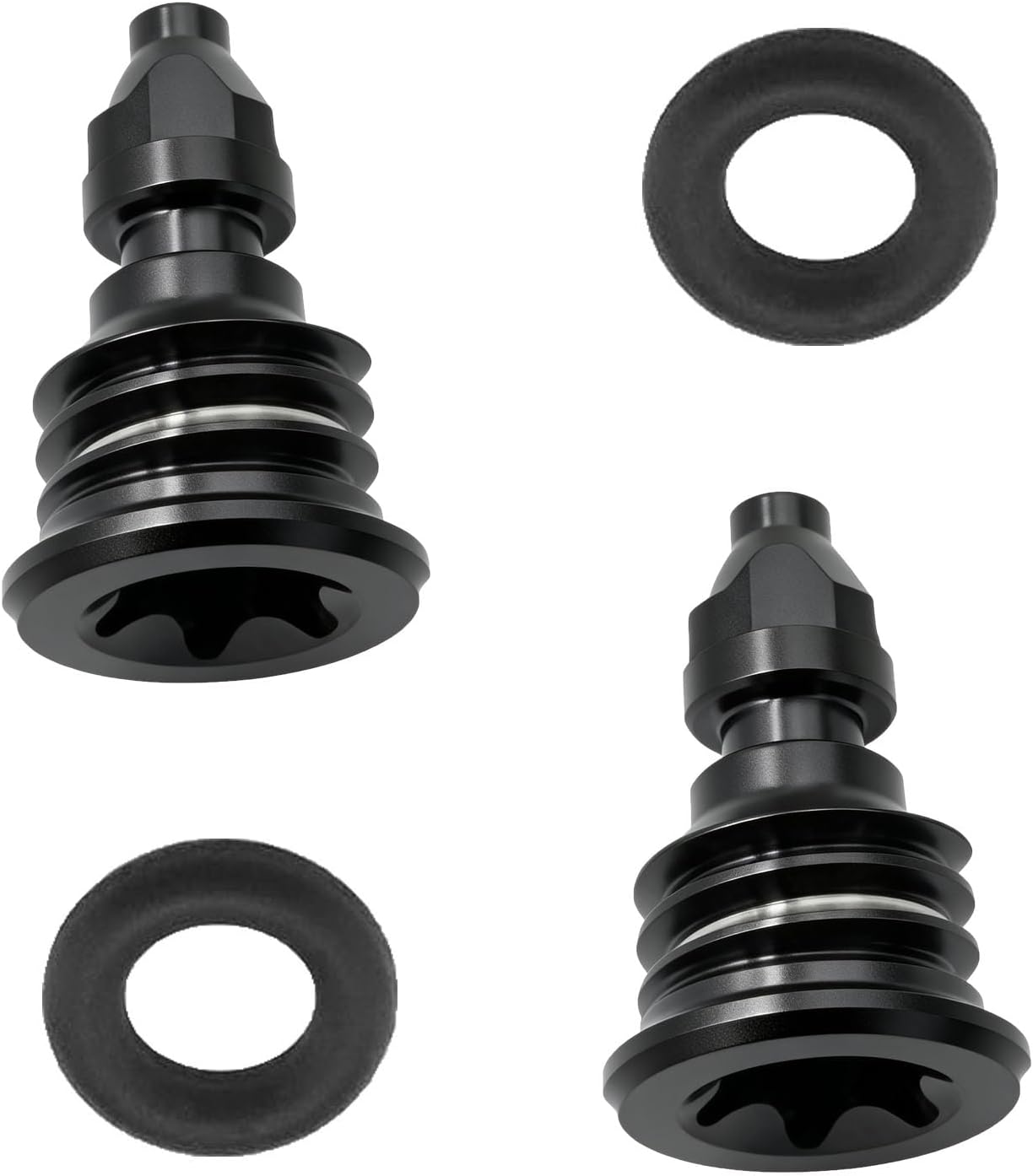 2Pcs Titanium Alloy Bicycle Brake Lever Bleed Screws with O-Rings, fit for Magura MT2 MT4 MT5 MT7 MT8 MT9